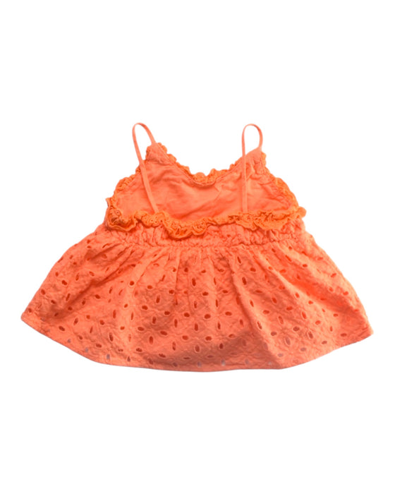 A Orange Sleeveless Tops from Love Bonito in size 12-18M for girl. (Back View)