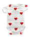 A White Short Sleeve Bodysuits from Petit Bateau in size 0-3M for girl. (Back View)