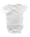A White Short Sleeve Bodysuits from Petit Bateau in size 0-3M for girl. (Back View)