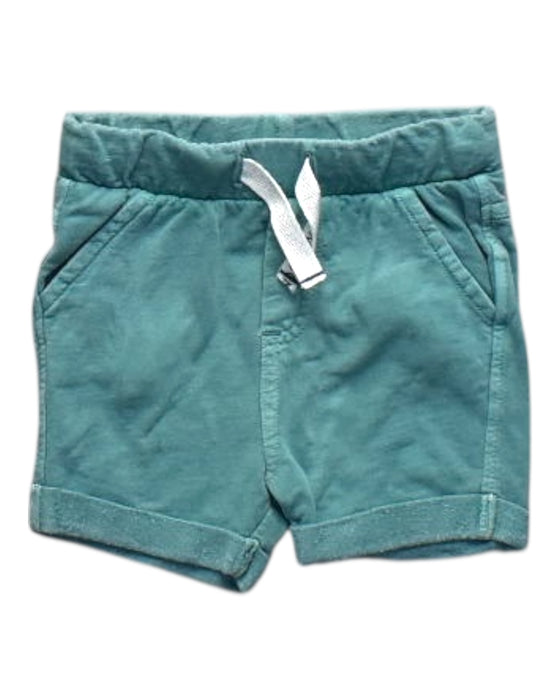A Teal Shorts from Orchestra in size 3-6M for boy. (Front View)