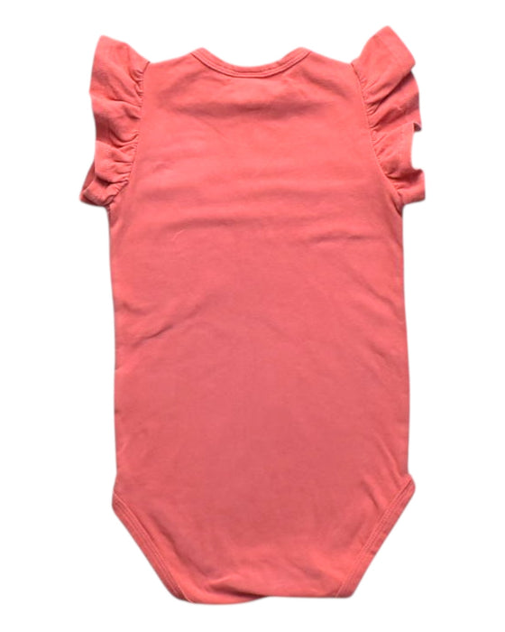 A Pink Short Sleeve Bodysuits from Seed in size 12-18M for girl. (Back View)