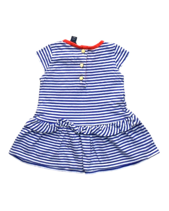 A Blue Short Sleeve Dresses from Tommy Hilfiger in size 3-6M for girl. (Back View)