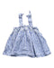 A Blue Sleeveless Tops from Seed in size 4T for girl. (Back View)