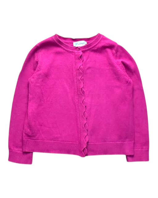 A Pink Cardigans from Jacadi in size 4T for girl. (Front View)