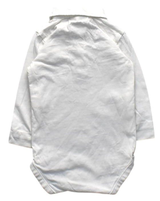 A White Long Sleeve Bodysuits from The Little White Company in size 18-24M for boy. (Back View)