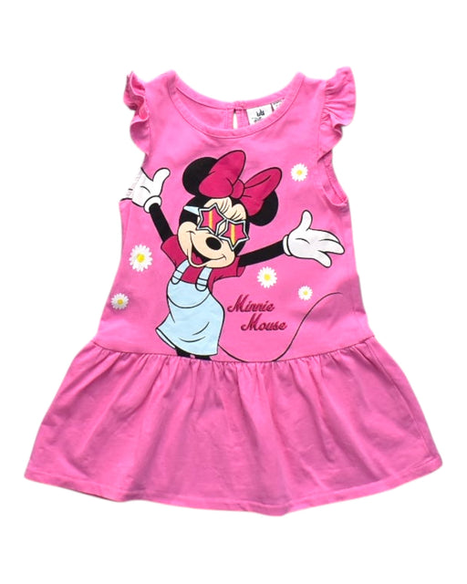 A Pink Sleeveless Dresses from Retykle in size 12-18M for girl. (Front View)