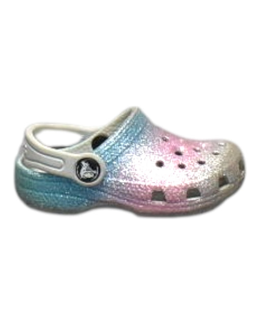 A Multicolour Slip Ons from Crocs in size 18-24M for girl. (Front View)