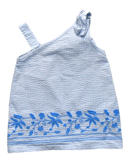A White Sleeveless Dresses from Gingersnaps in size 6-12M for girl. (Front View)