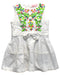 A Multicolour Sleeveless Dresses from Gingersnaps in size 4T for girl. (Front View)
