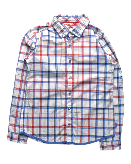 A Multicolour Long Sleeve Shirts from Chateau de Sable in size 10Y for boy. (Front View)