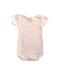 A Pink Short Sleeve Bodysuits from Petit Bateau in size 3-6M for girl. (Back View)