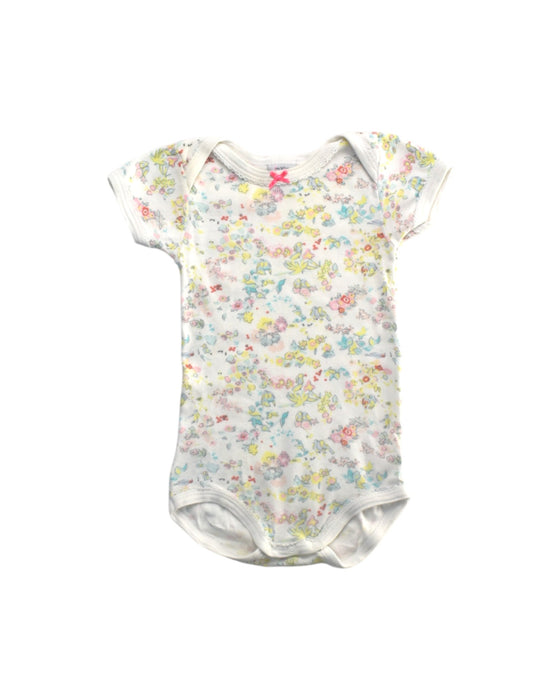 A Multicolour Short Sleeve Bodysuits from Petit Bateau in size 3-6M for girl. (Front View)