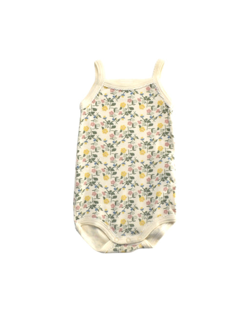 A Multicolour Sleeveless Bodysuits from Petit Bateau in size 3-6M for girl. (Front View)