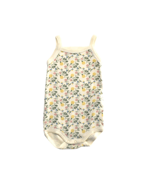 A Multicolour Sleeveless Bodysuits from Petit Bateau in size 3-6M for girl. (Front View)