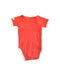 A Red Short Sleeve Bodysuits from Petit Bateau in size 3-6M for girl. (Back View)