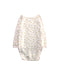A White Long Sleeve Bodysuits from Petit Bateau in size 3-6M for girl. (Back View)