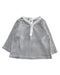 A Grey Long Sleeve Shirts from Gingersnaps in size 3-6M for girl. (Front View)