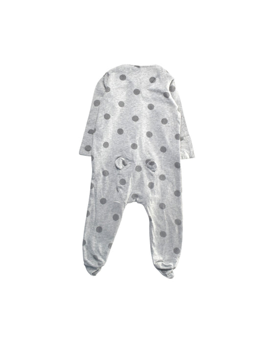A Grey Onesies from Seed in size 3-6M for girl. (Back View)