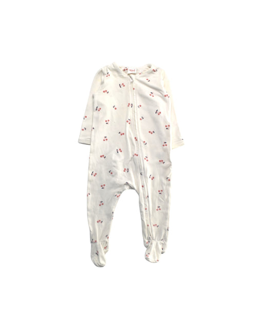 A White Onesies from Seed in size 3-6M for girl. (Front View)