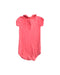 A Pink Short Sleeve Bodysuits from Petit Bateau in size 3-6M for girl. (Back View)