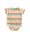 A  Short Sleeve Bodysuits from Little Green Radicals in size 3-6M for girl. (Front View)