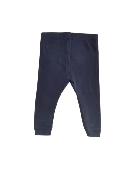 A Navy Leggings from Petit Bateau in size 3-6M for girl. (Back View)