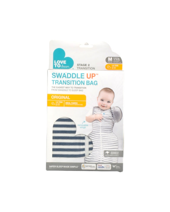 A  Swaddles from Love To Dream in size 3-6M for boy. (Front View)