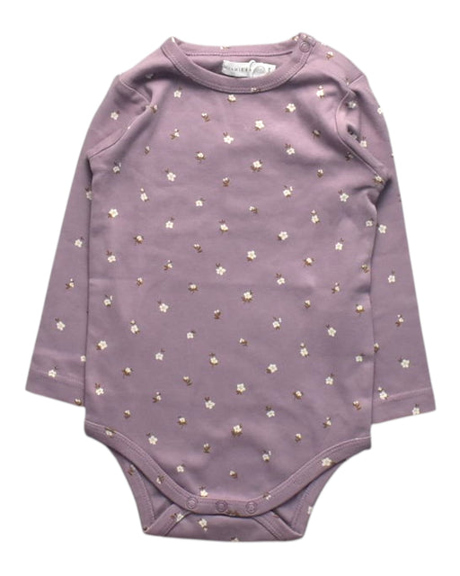 A Purple Long Sleeve Bodysuits from Jamie Kay in size 2T for girl. (Front View)