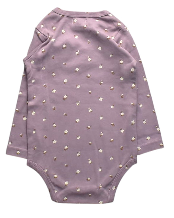 A Purple Long Sleeve Bodysuits from Jamie Kay in size 2T for girl. (Back View)