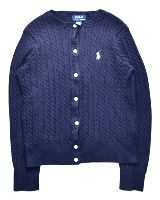 A Navy Cardigans from Polo Ralph Lauren in size 12Y for boy. (Front View)