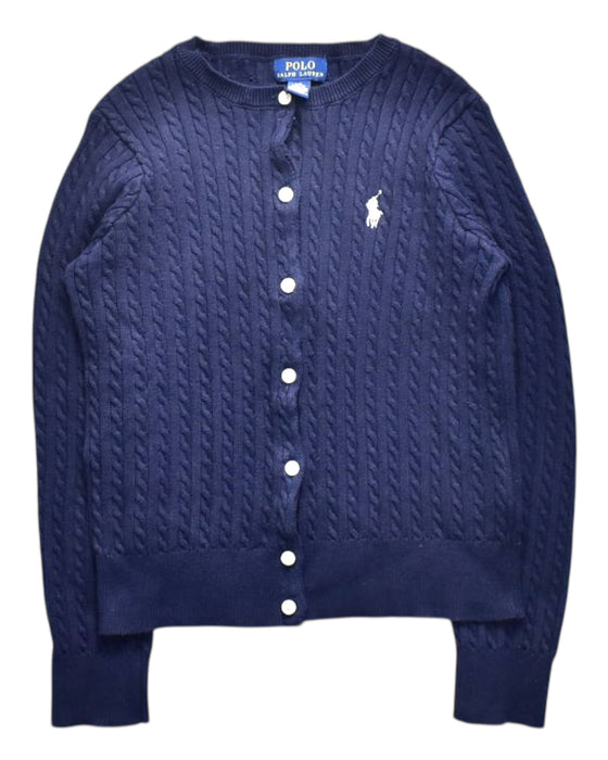 A Navy Cardigans from Polo Ralph Lauren in size 12Y for boy. (Front View)