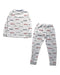 A Multicolour Pyjama Sets from The Little White Company in size 5T for boy. (Front View)