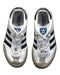 A White Sneakers from Adidas in size 5T for boy. (Back View)