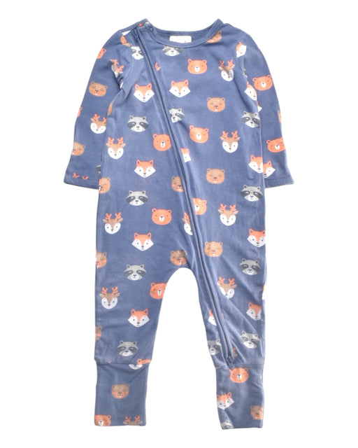 A Blue Onesies from Sprout in size 6-12M for boy. (Front View)