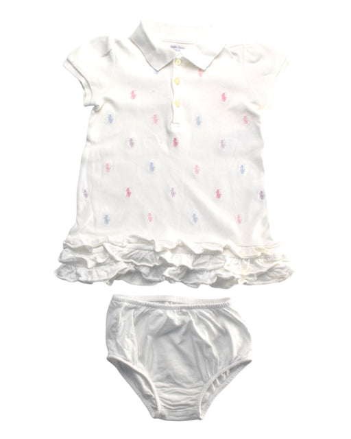 A White Dress Sets from Ralph Lauren in size 12-18M for girl. (Front View)