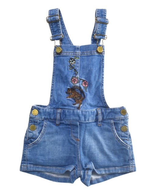 A Blue Overall Shorts from Zadig & Voltaire in size 5T for girl. (Front View)