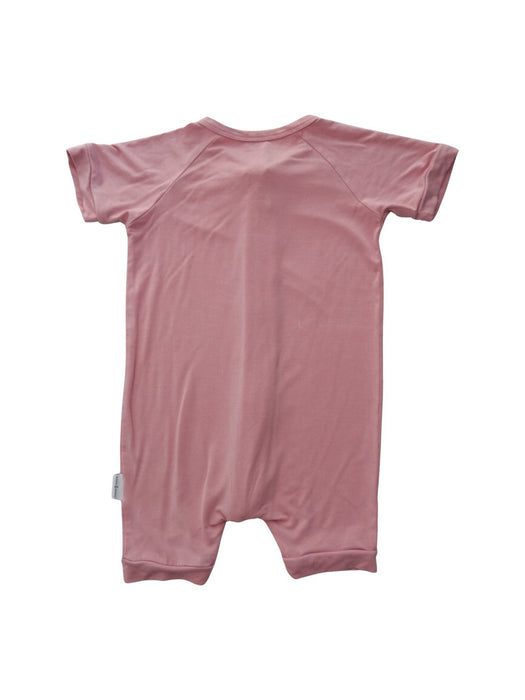 A Pink Short Sleeve Rompers from Raph and Remy in size 6-12M for girl. (Back View)