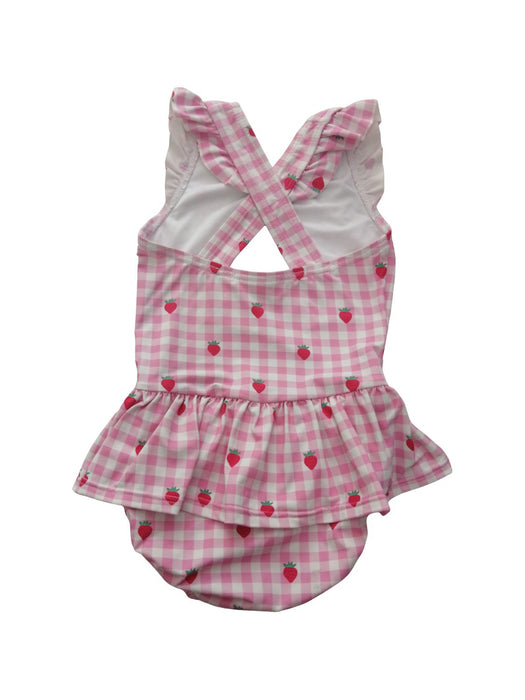 A Pink Swimsuits from Jojo Maman Bébé in size 18-24M for girl. (Back View)