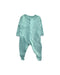 A Teal Onesies from Mothercare in size 0-3M for boy. (Front View)