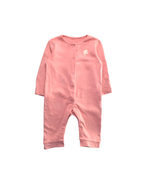 A Pink Onesies from Mothercare in size 3-6M for girl. (Front View)