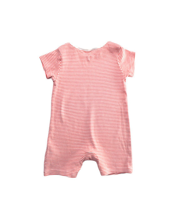 A Red Short Sleeve Rompers from Mothercare in size 6-12M for girl. (Back View)