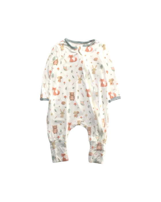 A Multicolour Long Sleeve Rompers from Not Too Big  in size 0-3M for boy. (Front View)