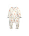 A Multicolour Long Sleeve Rompers from Not Too Big  in size 0-3M for boy. (Back View)