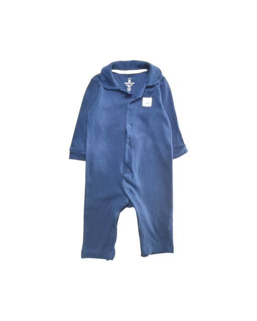 A Blue Onesies from Mothercare in size 3-6M for boy. (Front View)