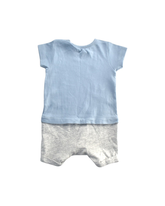 A Blue Shorts Sets from Mothercare in size 3-6M for boy. (Back View)
