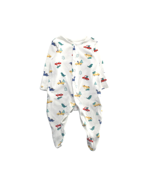 A Multicolour Onesies from Mothercare in size 0-3M for boy. (Front View)