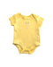 A Yellow Short Sleeve Bodysuits from Mothercare in size 0-3M for girl. (Front View)