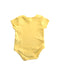 A Yellow Short Sleeve Bodysuits from Mothercare in size 0-3M for girl. (Back View)