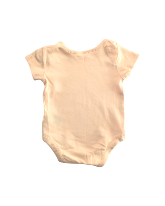 A Peach Short Sleeve Bodysuits from Mothercare in size 0-3M for girl. (Back View)