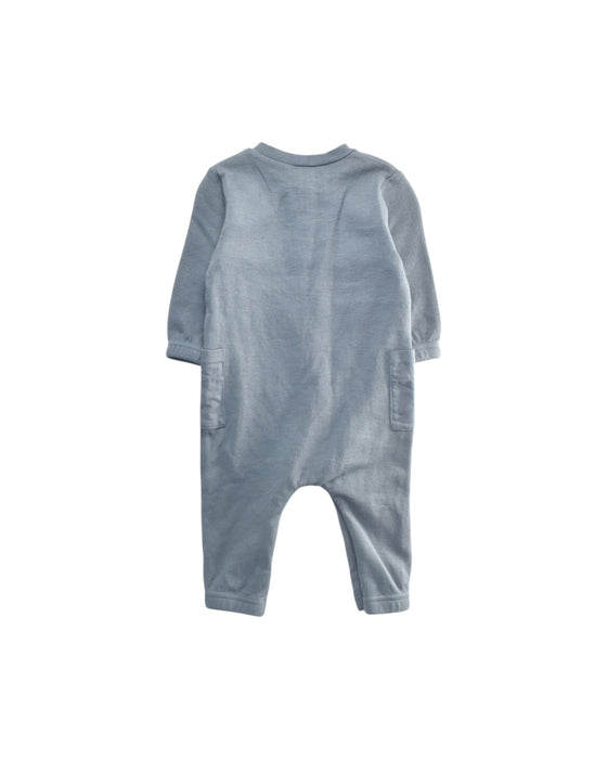 A Blue Long Sleeve Rompers from Mamas & Papas in size 6-12M for boy. (Back View)